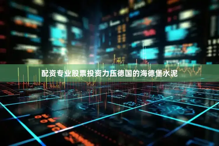 配资专业股票投资力压德国的海德堡水泥