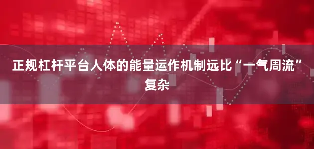 正规杠杆平台人体的能量运作机制远比“一气周流”复杂