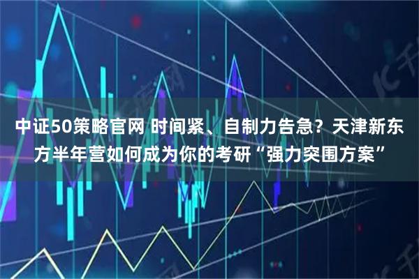 中证50策略官网 时间紧、自制力告急？天津新东方半年营如何成为你的考研“强力突围方案”